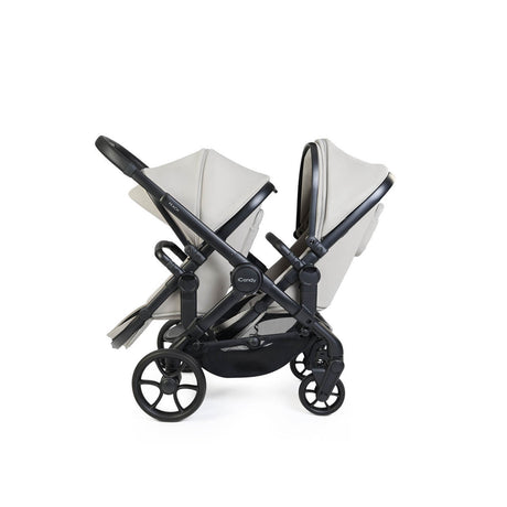 iCandy Peach 8 Complete Double Bundle with Cocoon 360 and ISOFIX Base - Taupe