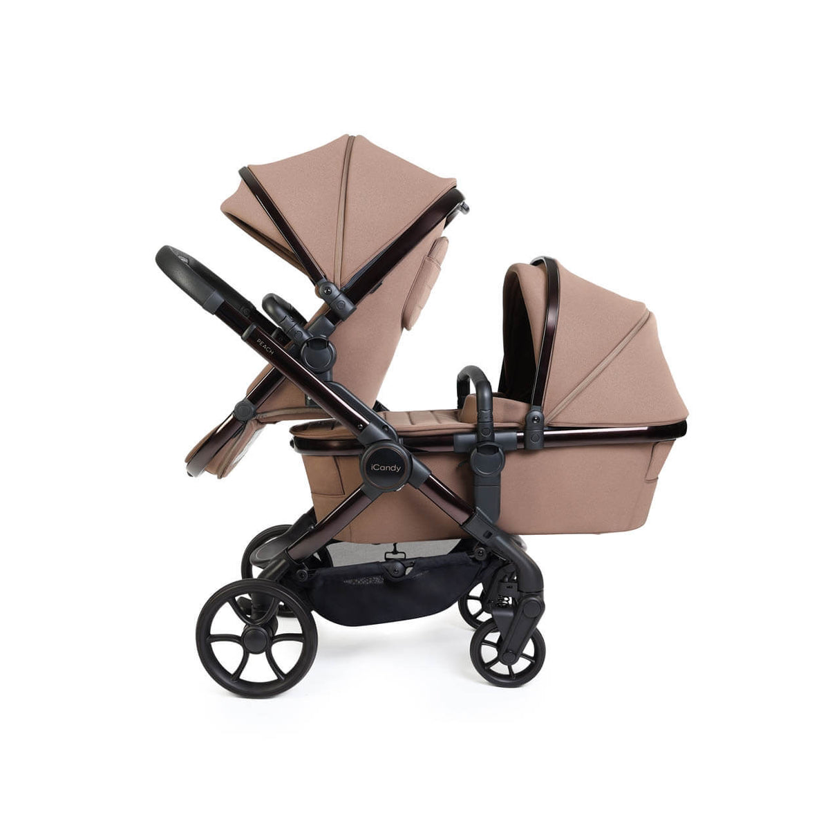 iCandy Peach 8 Editions Complete Double Bundle with Cocoon 360 and ISOFIX Base - Coco
