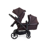 iCandy Peach 8 Editions Complete Double Bundle with Cocoon 360 and ISOFIX Base - Coffee Bean