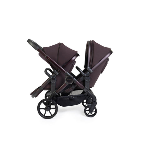 iCandy Peach 8 Editions Complete Double Bundle with Cocoon 360 and ISOFIX Base - Coffee Bean