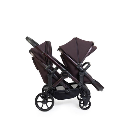 iCandy Peach 8 Editions Complete Double Bundle with Cocoon 360 and ISOFIX Base - Coffee Bean