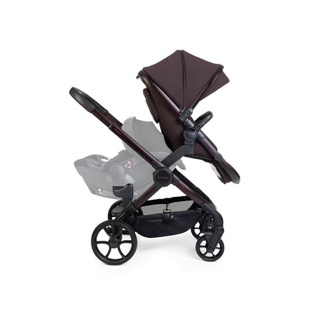 iCandy Peach 8 Editions Complete Double Bundle with Cocoon 360 and ISOFIX Base - Coffee Bean