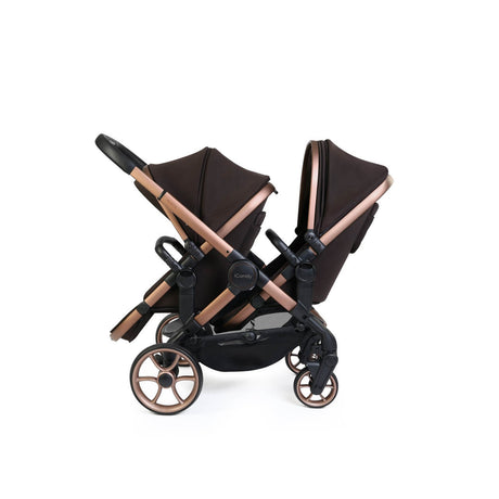 iCandy Peach 8 Editions Complete Double Bundle with Cocoon 360 and ISOFIX Base - Pecan