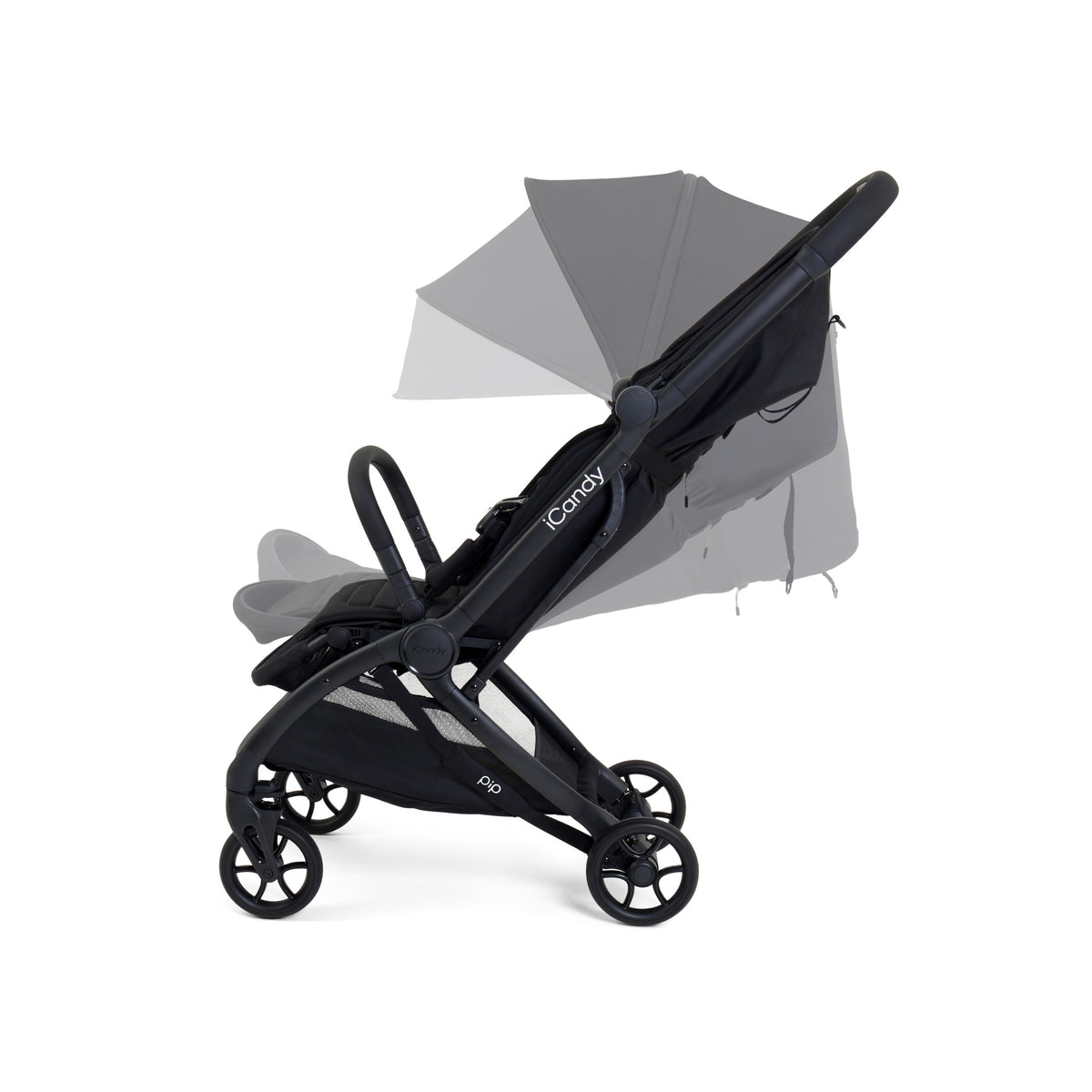 iCandy Pip Stroller & Footmuff - Black 7