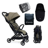 iCandy Pip Stroller & Footmuff - Sage
