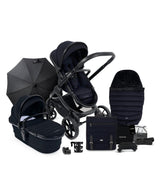 iCandy Peach 7 Complete Travel System with Maxi Cosi Pebble Pro 2 and ISOFIX Base - Black Edition