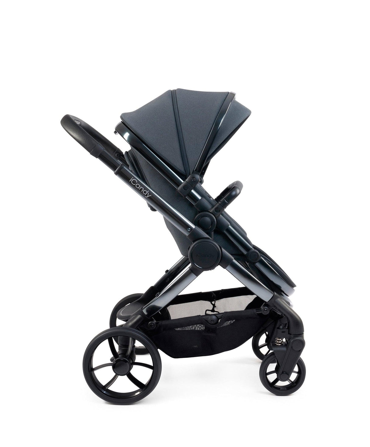 iCandy Peach 7 Complete Travel System with Maxi Cosi Pebble Pro 2 and ISOFIX Base - Dark Grey