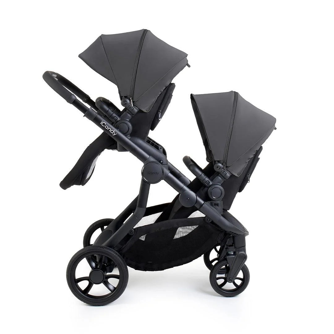 iCandy Orange 4 Complete Twin Pushchair Bundle with Accessories - Fossil
