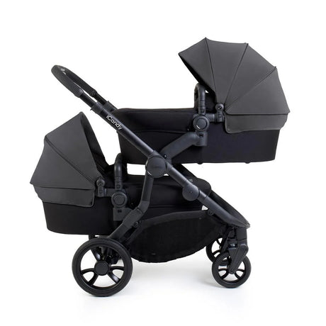 iCandy Orange 4 Complete Twin Pushchair Bundle with Accessories - Fossil