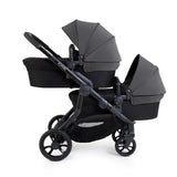 iCandy Orange 4 Complete Twin Pushchair Bundle with Accessories - Fossil