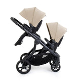 iCandy Orange 4 Complete Twin Pushchair Bundle with Accessories - Latte