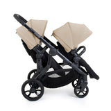 iCandy Orange 4 Complete Twin Pushchair Bundle with Accessories - Latte