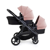 iCandy Orange 4 Complete Twin Pushchair Bundle with Accessories - Rose