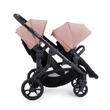 iCandy Orange 4 Complete Twin Pushchair Bundle with Accessories - Rose