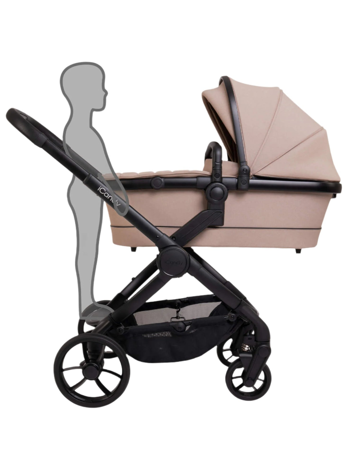 iCandy Peach 7 Complete Travel System with Cybex Cloud T and ISOFIX Base - Cookie