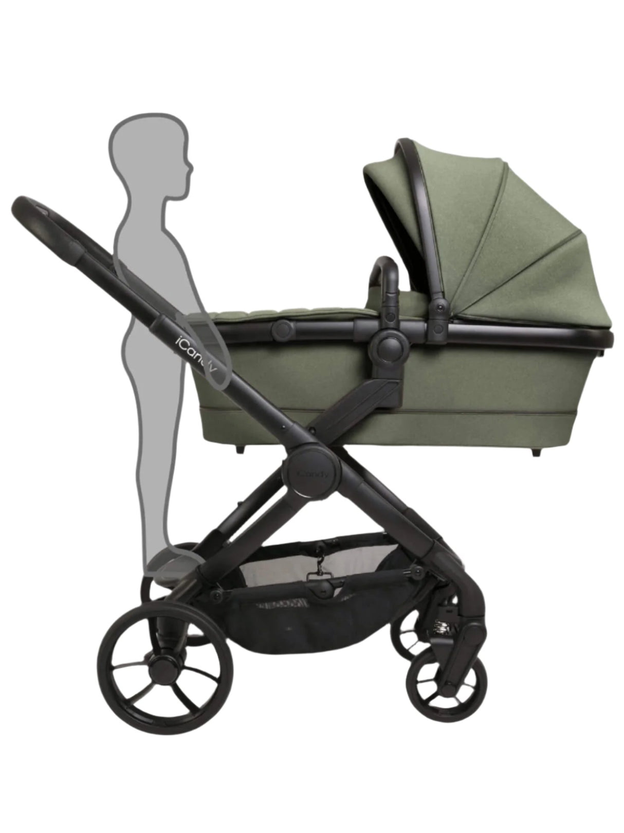 iCandy Peach 7 Complete Travel System with Cybex Cloud T and ISOFIX Base - Ivy
