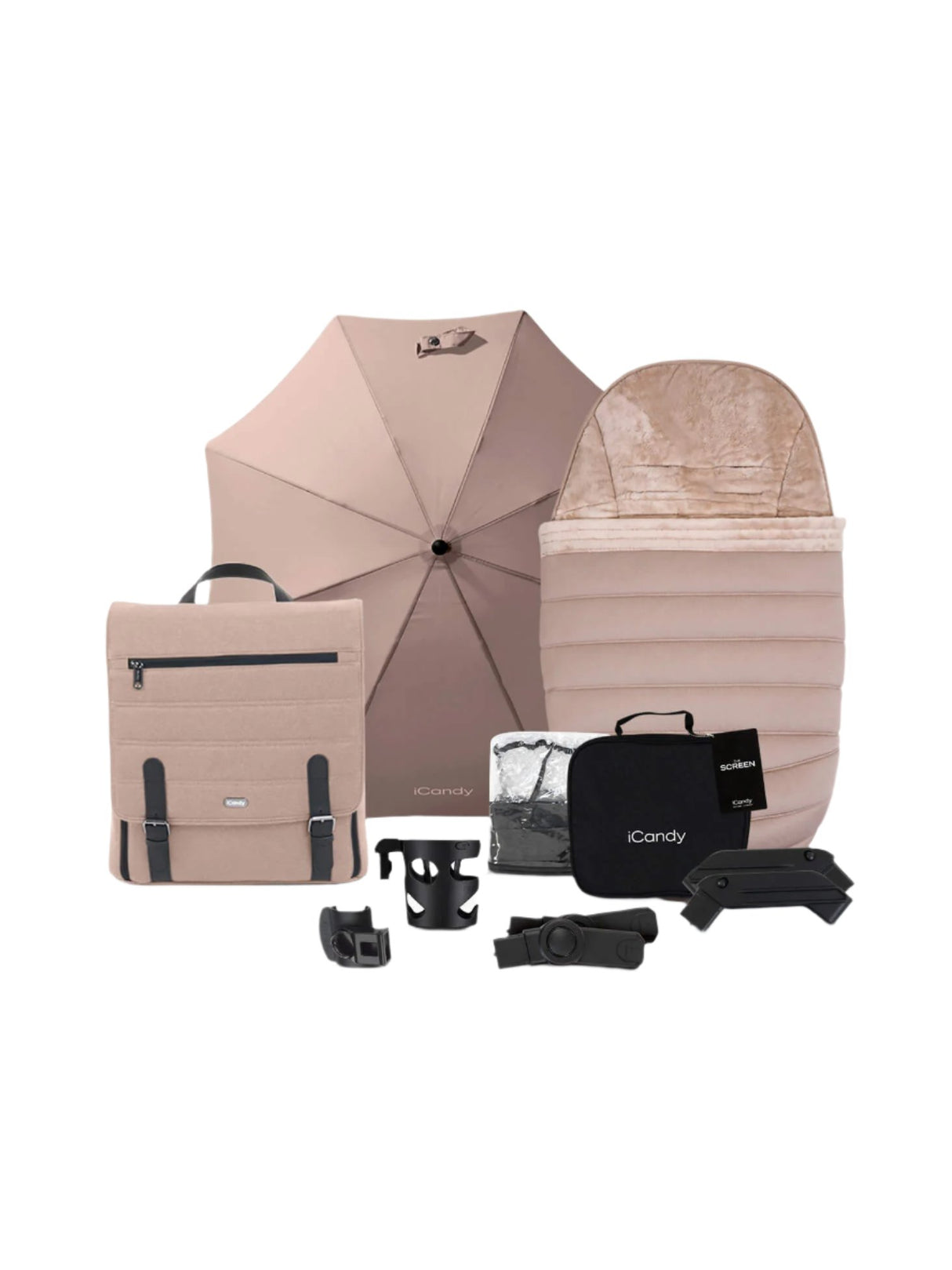 iCandy Peach 7 Complete Travel System with Cybex Cloud T and ISOFIX Base - Cookie