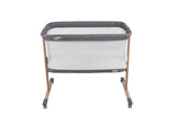 Tutti Bambini ZiZee Rocking Crib - Oak & Charcoal