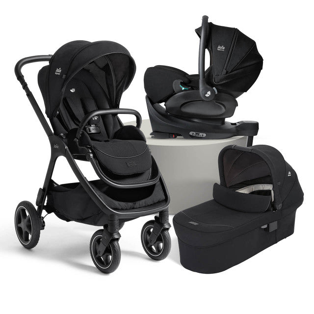 Joie Finiti Flex Travel Ready Bundle with i-Level Pro Car Seat and ISOFIX Base - Eclipse