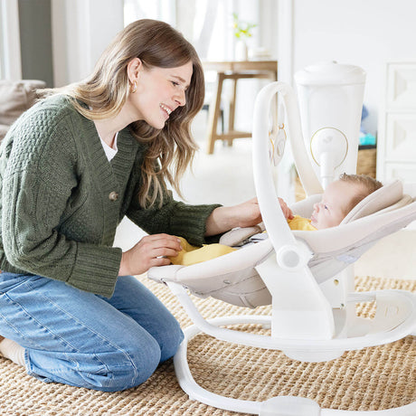 Joie Whimsy Wind Up Swing - Almond