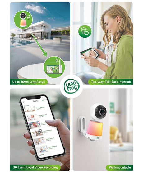 LeapFrog LF4917HD 7" Wi-Fi High Definition Pan & Tilt Baby Monitor