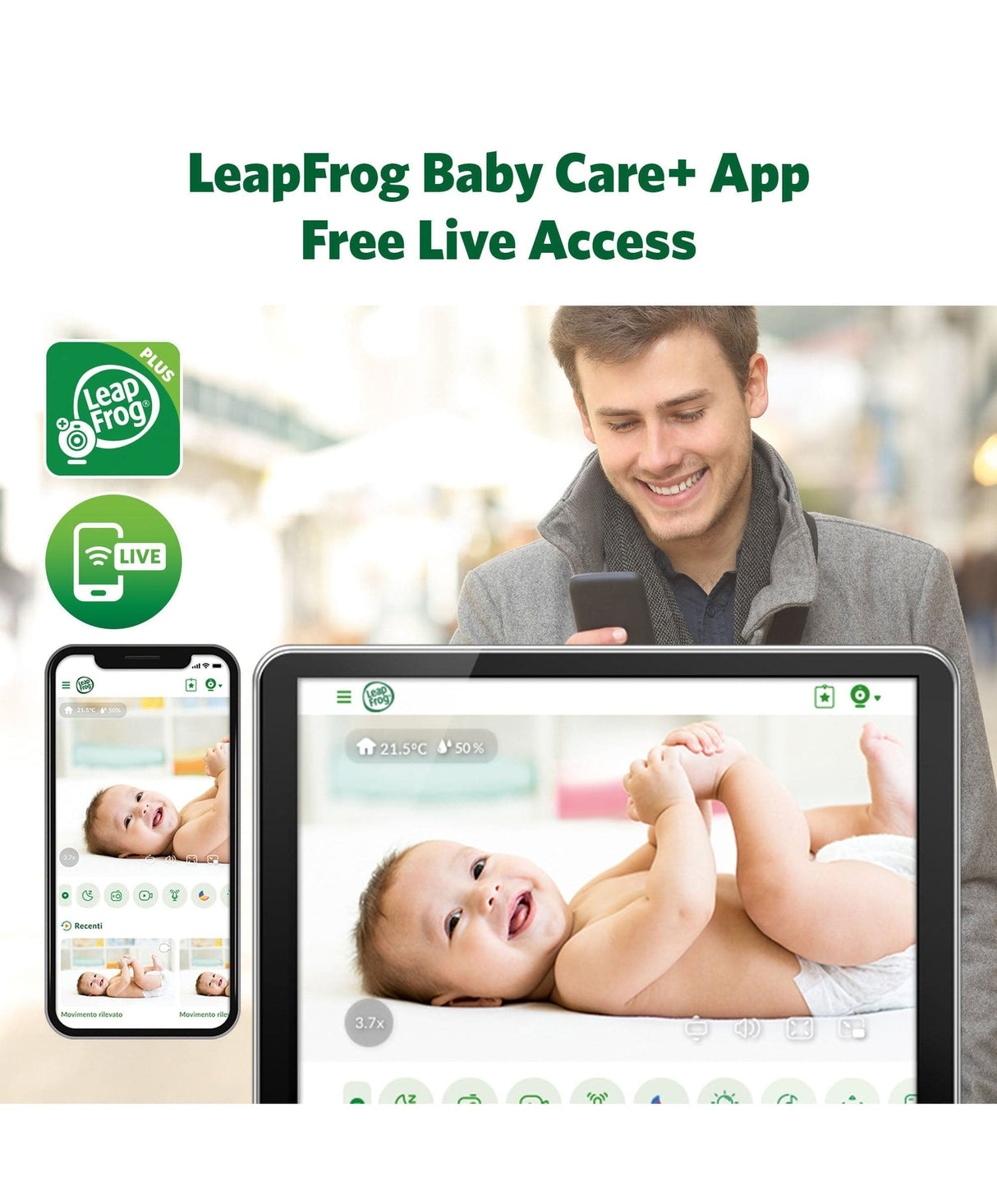 Leapfrog LF4915 Smart Video Baby Monitor