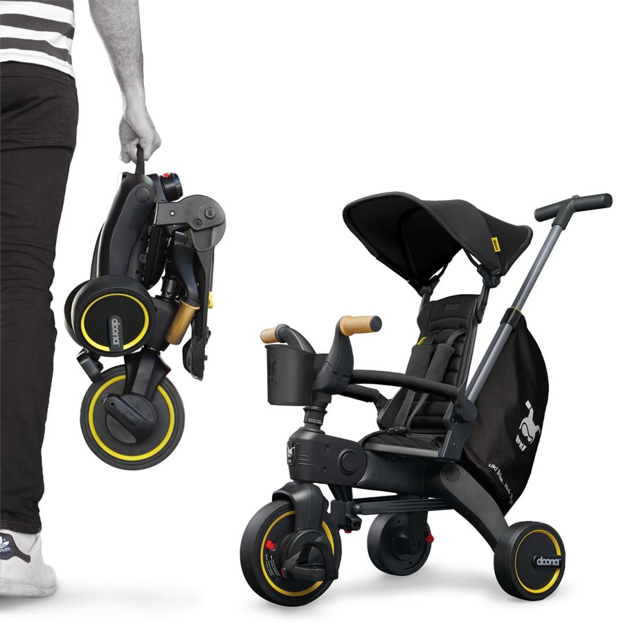 Doona Liki S5 Push Along 5-in-1 Trike / Bike - Nitro Black