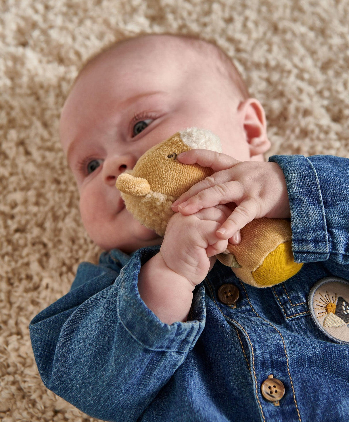 Mamas & Papas Mini Rattle - Lion