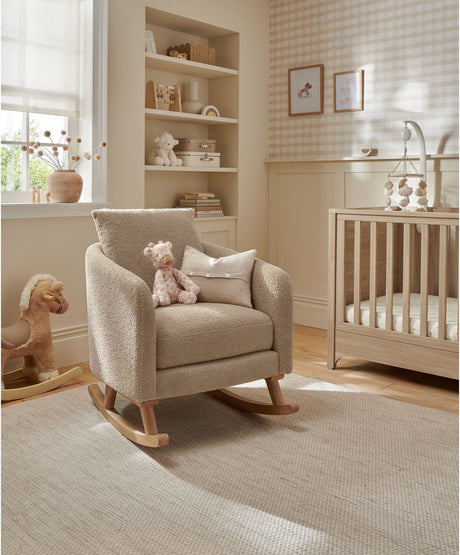 Mamas & Papas Alma Nursing Chair - Fawn Boucle