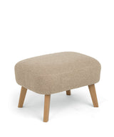 Mamas & Papas Alma Nursing Chair with Footstool - Fawn Boucle