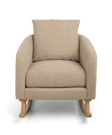 Mamas & Papas Alma Nursing Chair with Footstool - Fawn Boucle