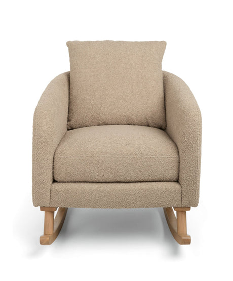 Mamas & Papas Alma Nursing Chair with Footstool - Fawn Boucle