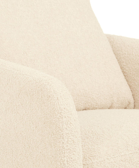 Mamas & Papas Alma Nursing Chair with Footstool - Off White Boucle