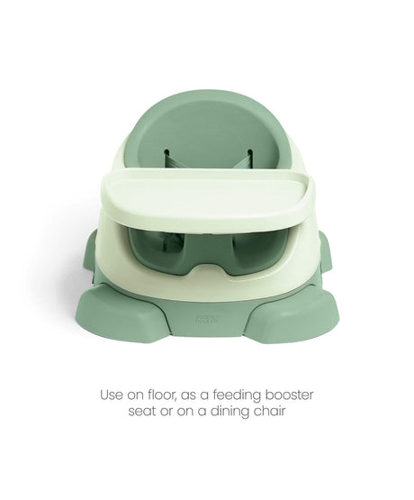 Mamas & Papas Baby Bug 3-in-1 Floor & Booster Seat with Activity Tray - Eucalyptus Green