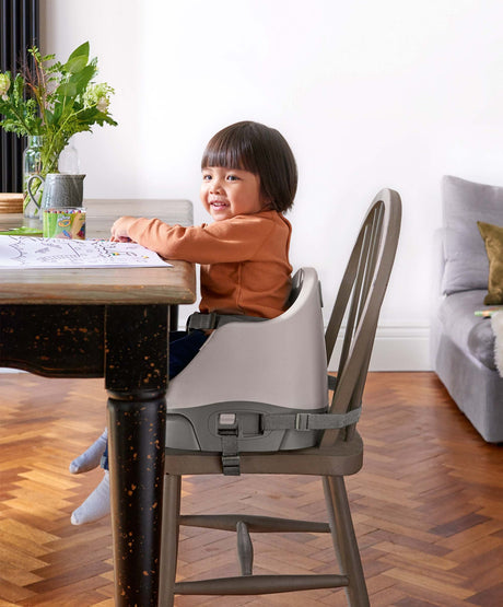 Mamas & Papas Baby Bug 3-in-1 Floor & Booster Seat with Activity Tray - Pebble Grey