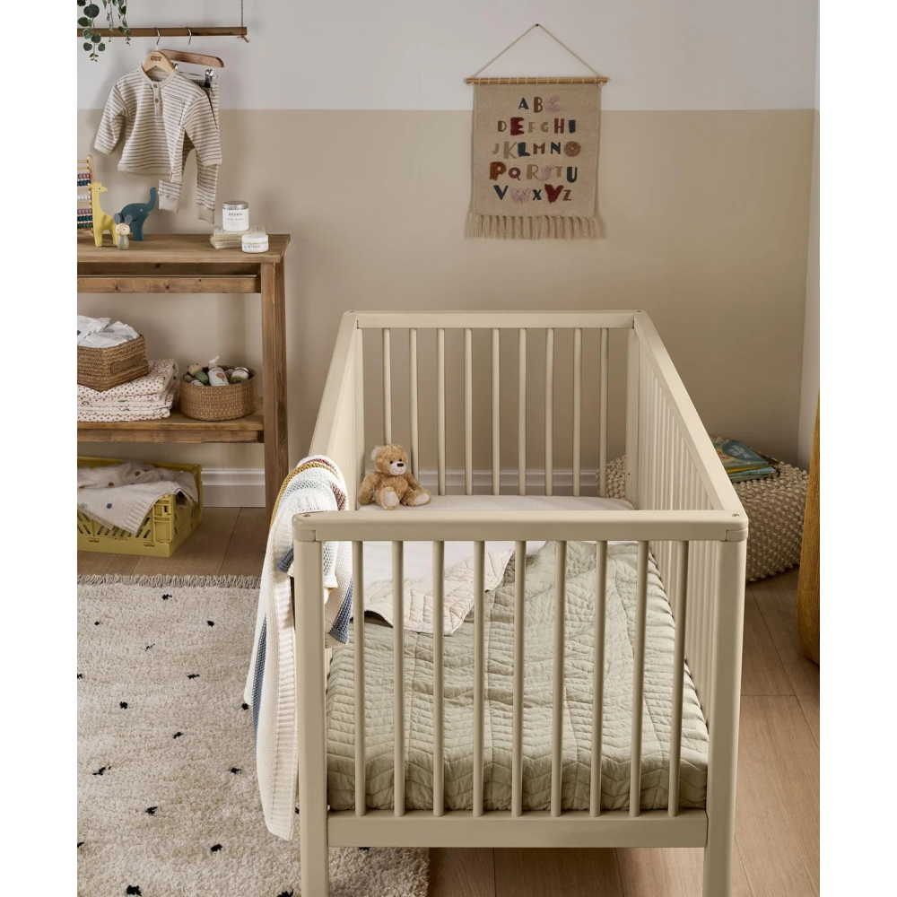Mamas & Papas Solo Cot Bed -  Cashmere