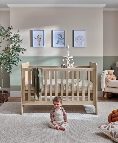 Mamas & Papas Atlas Cot Bed - Light Oak