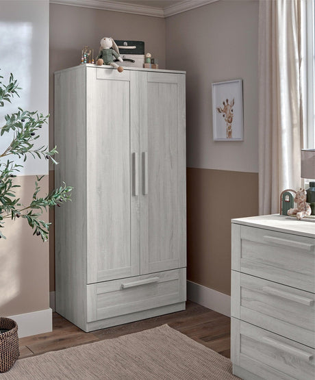 Mamas & Papas Atlas Wardrobe - Nimbus White
