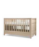 Mamas & Papas Barton 3 Piece Nursery Furniture Set with Cot Bed, Dresser and Wardrobe - Natural Oak