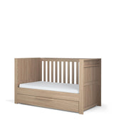 Mamas & Papas Franklin 3 Piece Nursery Furniture Set with Cot Bed, Dresser and Wardrobe - Oak