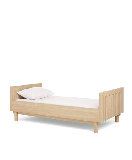 Mamas & Papas Oska 3 Piece Nursery Furniture Set with Cot Bed, Wide Dresser and Wardrobe - Natural Oak