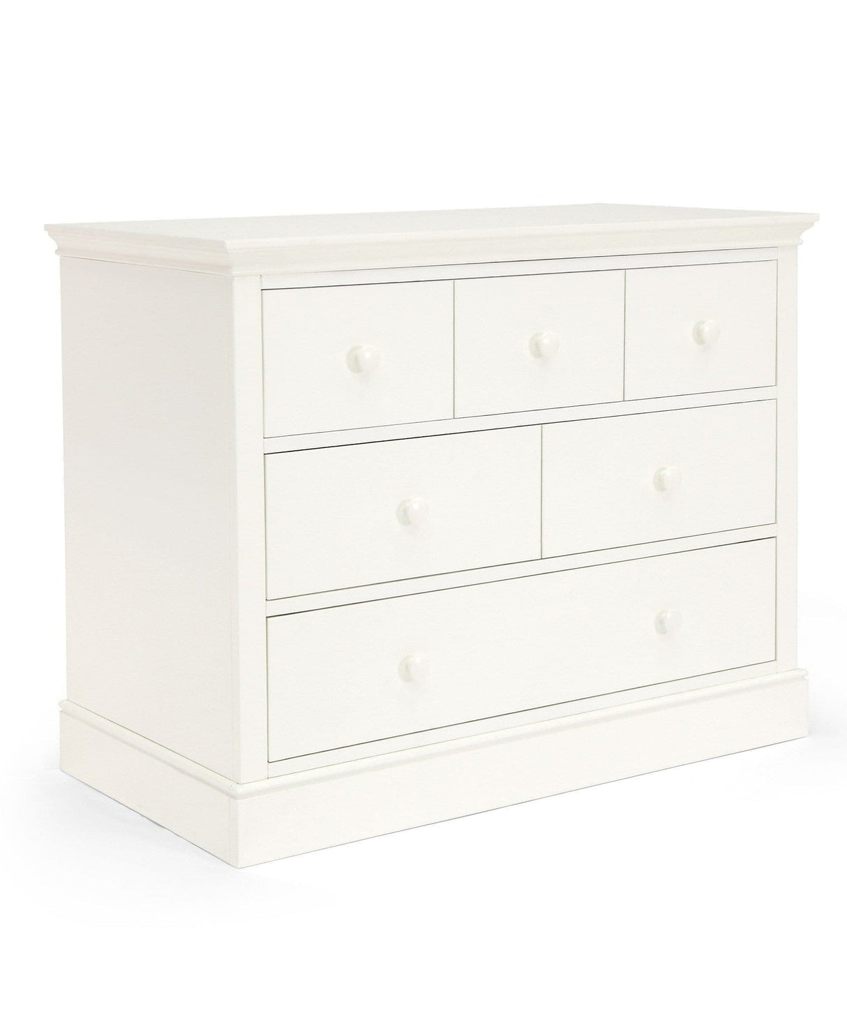 Mamas & Papas Oxford 2 Piece Nursery Furniture Set with Cot Bed and Dresser - White