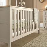 Mamas & Papas Wedmore 2 Piece Nursery Furniture Set with Cotbed and Dresser/Changer - Cashmere/Oak