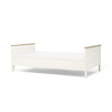 Mamas & Papas Wedmore 3 Piece Nursery Furniture Set with Cot Bed, Dresser and Wardrobe - White/Oak