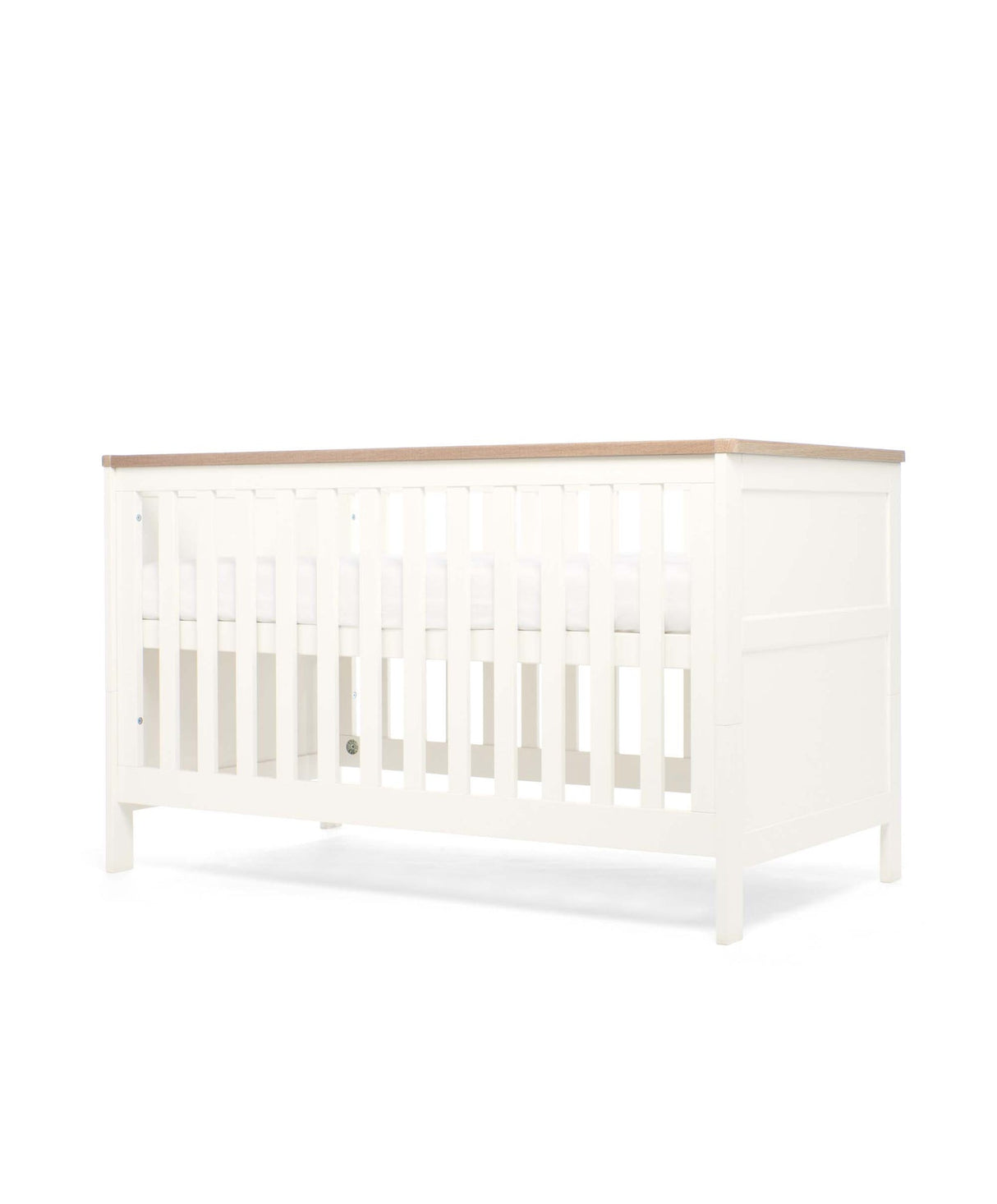 Mamas & Papas Wedmore Cot Bed - White/Natural