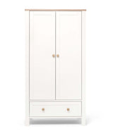 Mamas & Papas Wedmore Wardrobe - White/Natural