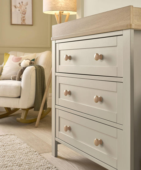 Mamas & Papas Wedmore Dresser Changing Unit - Pebble Grey