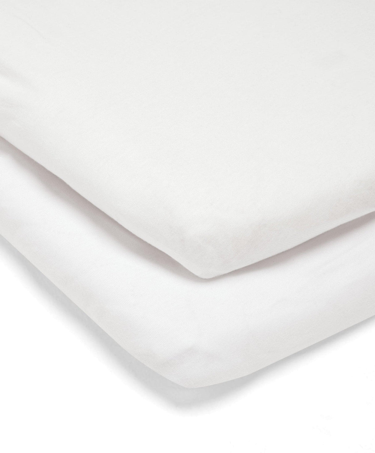 Mamas & Papas Lua Bedside Crib with Sheets & Mattress Protector - Fawn