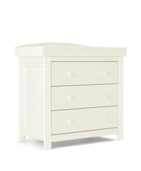 Mamas & Papas Mia 2 Piece Nursery Furniture Set with Cot Bed and Dresser - White