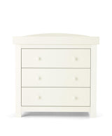Mamas & Papas Mia 2 Piece Nursery Furniture Set with Cot Bed and Dresser - White